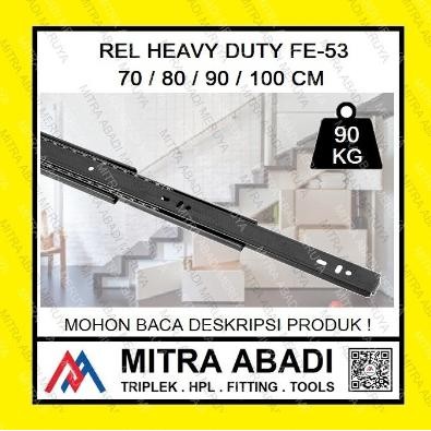 Terlaris Rel Laci Heavy Duty Fe53 70 80 90 100 Cm Bawah Tangga Ranjang Tatami Beban Berat Double