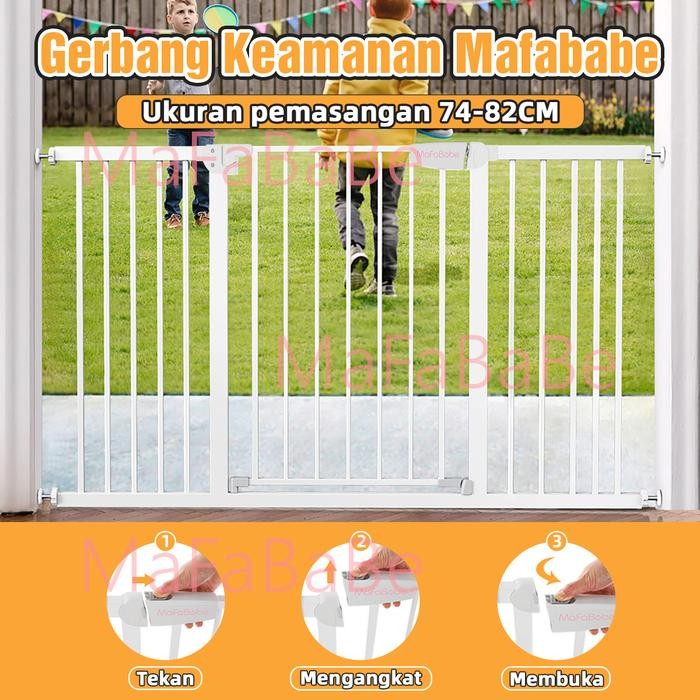 Baby Safety Gate Pagar Pintu Bayi Penghalang Pintu Bayi Pagar Tangga Bayi Pagar Pengaman Bayi Pintu