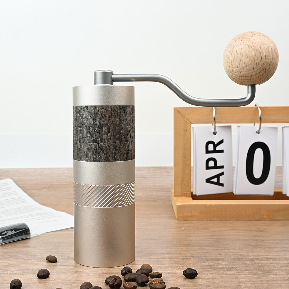 SALE 1ZPRESSO Q2 Manual Coffee Grinder Portable 38mm Heptagonal Stainless Steel Burr Coffee Mill Ste