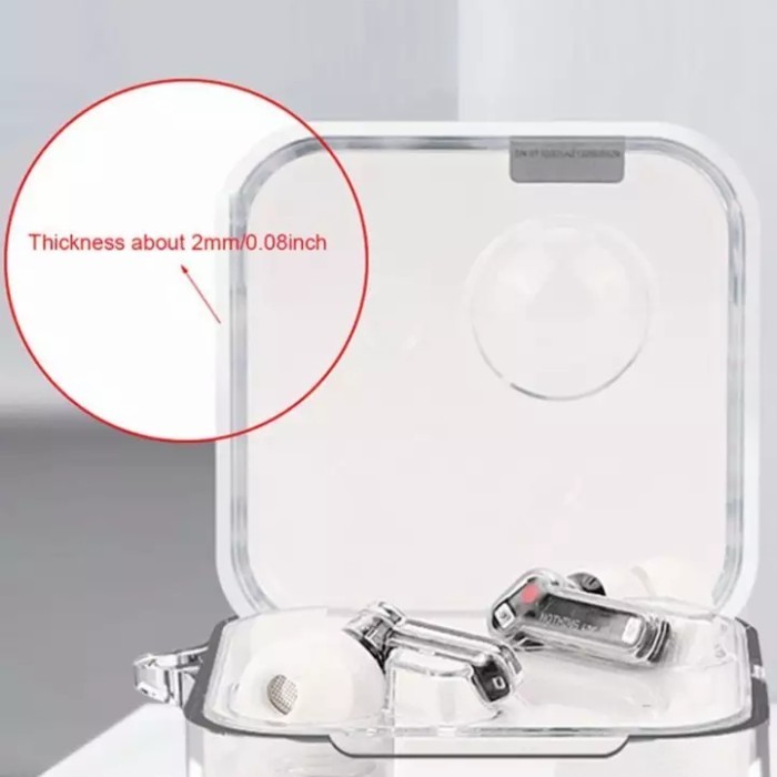 Promo Case Casing Silicon Protective Nothing Ear 1 + Carabiner Diskon