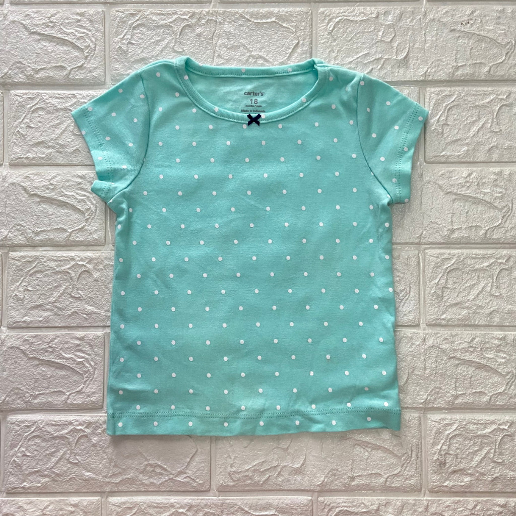 Carter Nb - 24M Perempuan Girl Kaos Polkadot Baby Shirt Bayi Original
