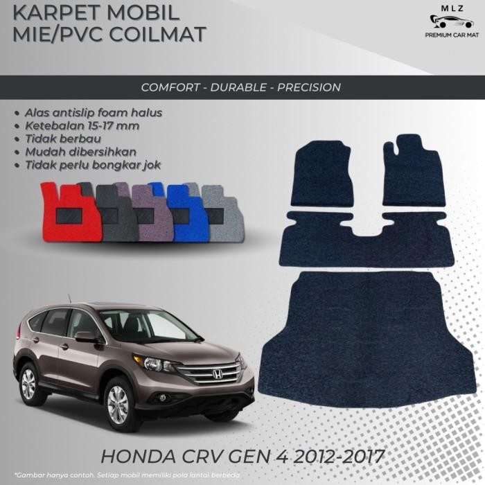 Karpet Mie Mobil Honda Crv Gen 4 Full Bagasi 1 Warna