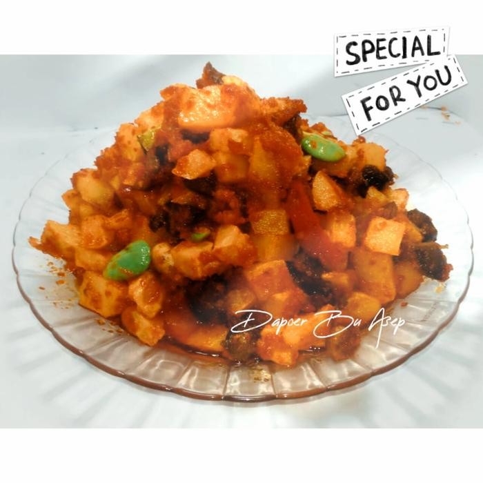

Balado Kentang + Ati Ampela + Petai *