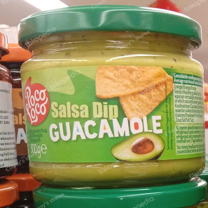 

Kualitas No1 Poco Loco Salsa Dip Guacamole 300 Gr