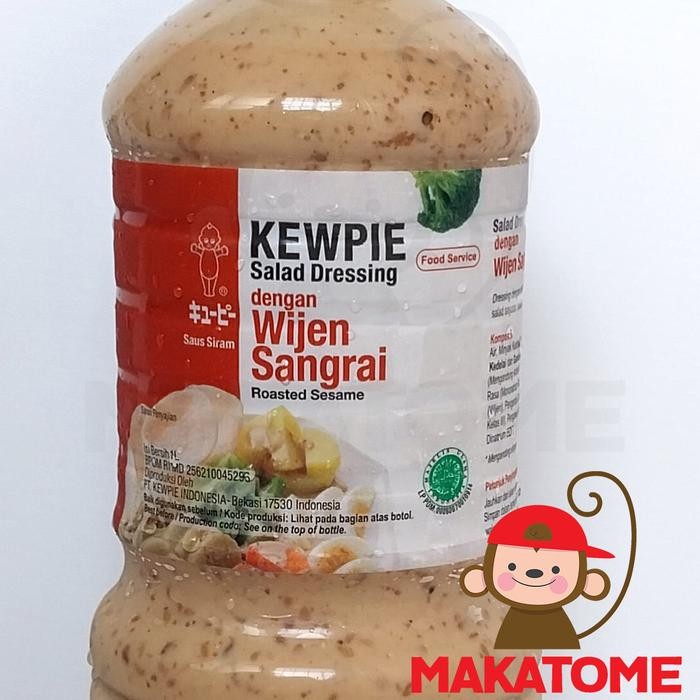 

Kualitas No1 Kewpie Salad Dressing Roasted Sesame 1 Lt 1L Liter Wijen Sangrai Saus