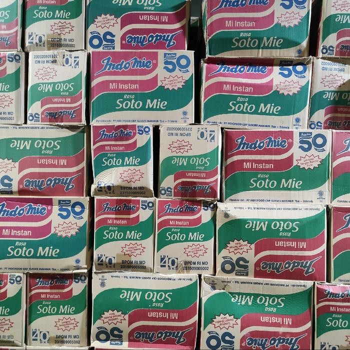 

Kualitas No1 Mie Instant Indomie Goreng / Soto / Ayam Bawang / Kari Per Dus (40 Pcs) Instan Kuah