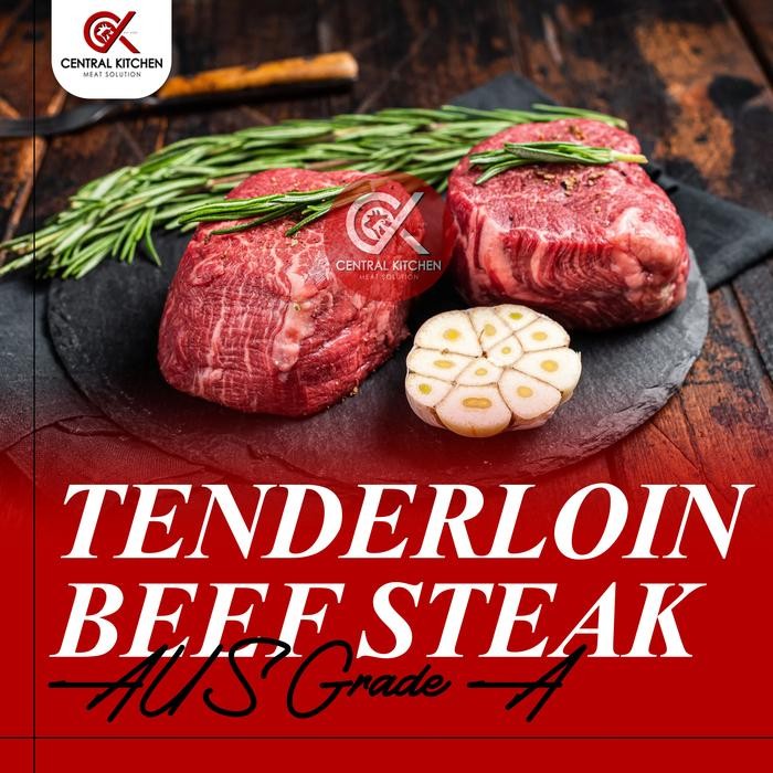 

TodayFre3sH- Daging Sapi Impor AUS Tenderloin Beef Steak Grade A 200gr