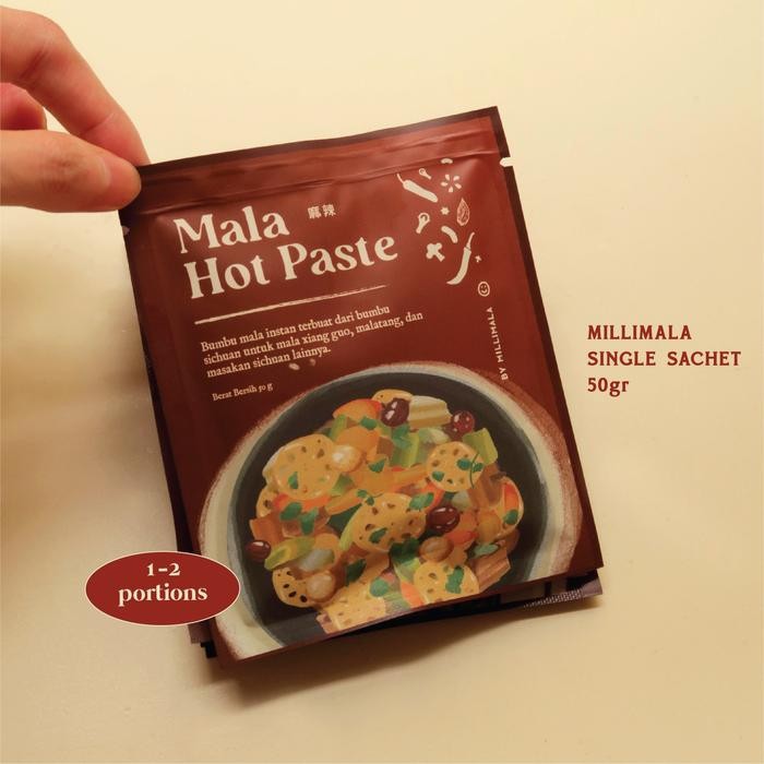 

TodayFre3sH- Millimala Single Sachet - Garlic Chili / Mala / Crisp Chili / XO Sauce