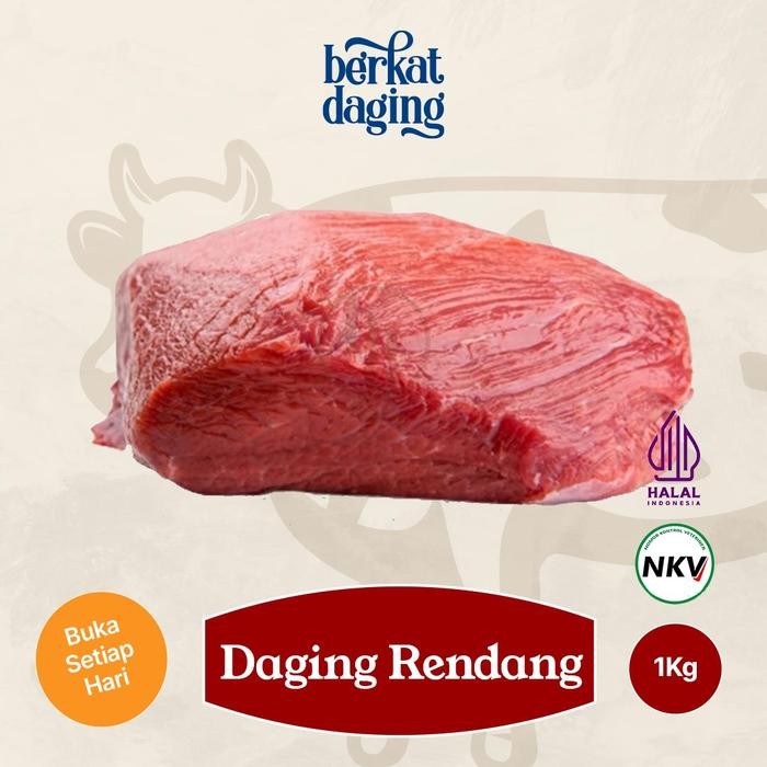 

BeliSkrg,KirimHariini- Daging Sapi 1kg Rendang Empal Gepuk Frozen Import Beef - BERKAT DAGING