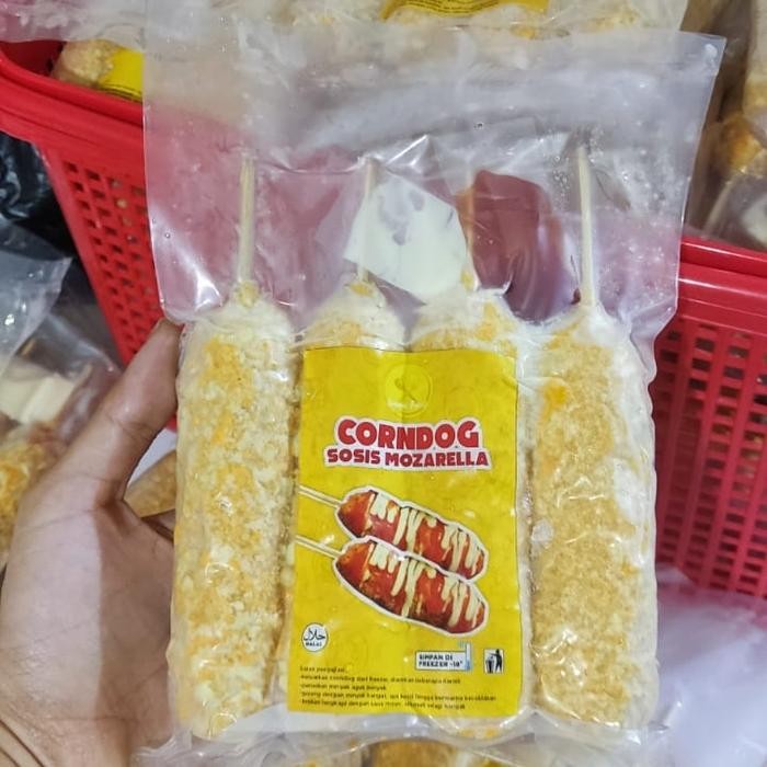 

BeliSkrg,KirimHariini- Corndog sosis mozzarella isi 4 pcs