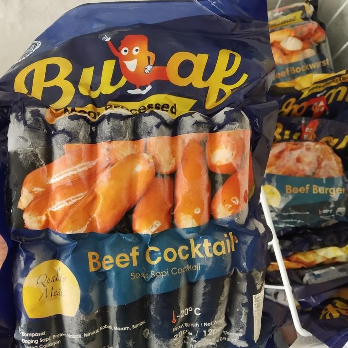 

BeliSkrg,KirimHariini- Sosis Sapi Non MSG Beef Cocktail / Bulaf / Frozen Food