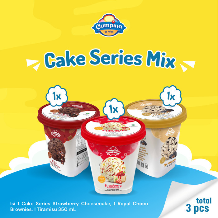 

PastikanDikirimLgsg- Campina Cake Series Mix