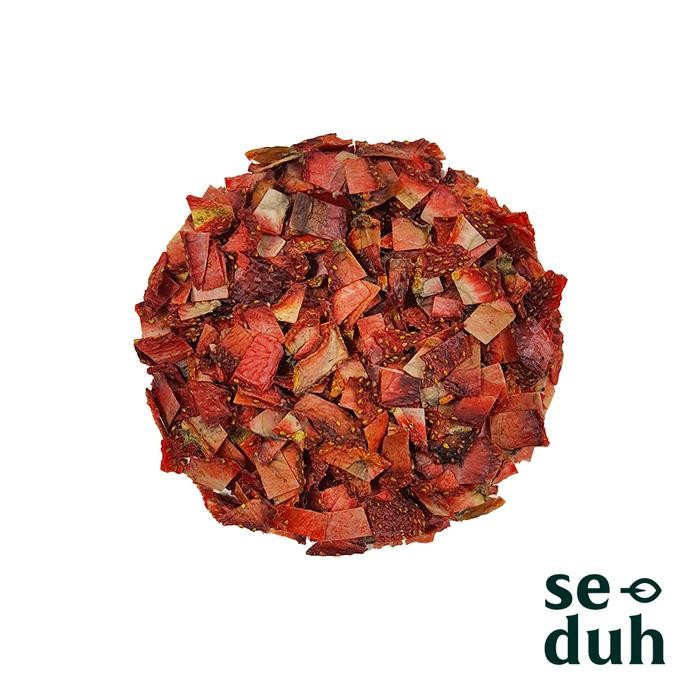 

PastikanDikirimLgsg- (BITS) Dehydrated Dried Strawberry Fruit / Buah Stroberi Kering Cacah