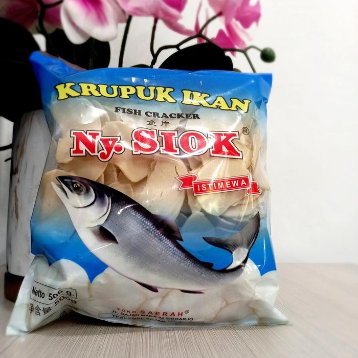 

PastikanDikirimLgsg- Kerupuk/ Krupuk Ikan Ny SIOK 500gr pins snack