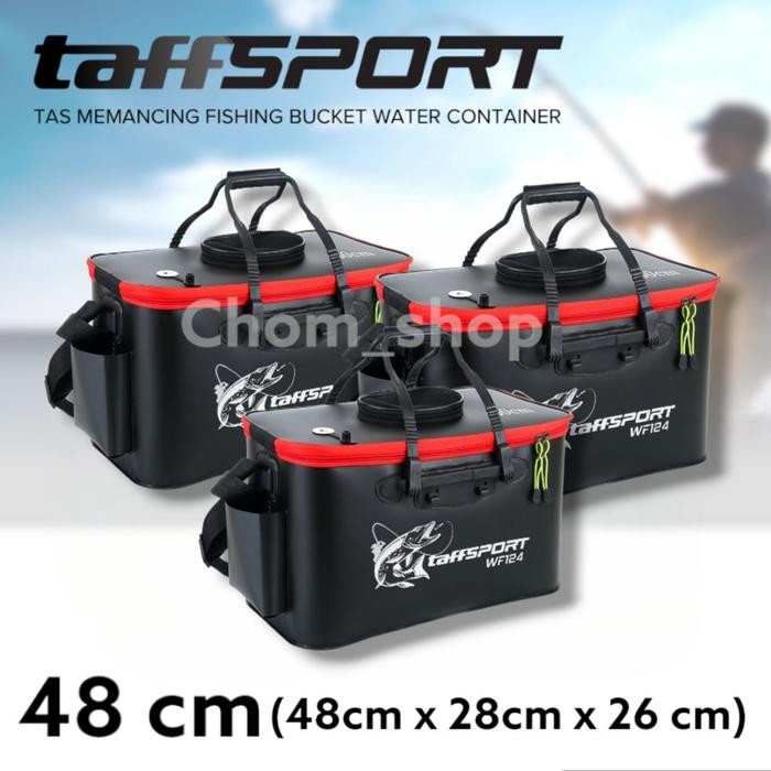 Tas Pancing 48Cm/Box Umpan/Box Umpan Pancing/Box Lipat Pancing/Kotak Umpan Udang Idup/Pancing