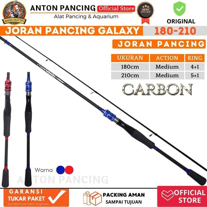 Joran Pancing Spinning Mono Galaxy 6-10 Lb Action Lentur 180 210Cm