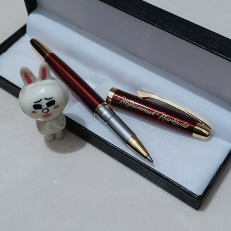 

Custom Pen ROLLER BallPoint {HS-R 9330 CCD} include Box Pulpen Tinta Cair PEN PROMOSI Pulpen GEL
