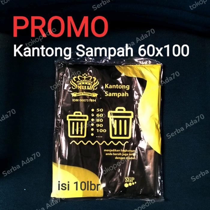 EKSLUSIF Kantong Plastik Sampah trash bag 60x100