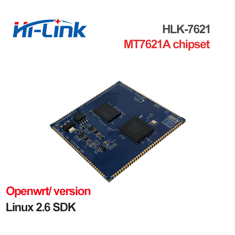 Hi-Link MT7621A Gigabit Ethernet Router HLK-7621 Development Board Test Kit Openwrt Dual Core LTE Ho