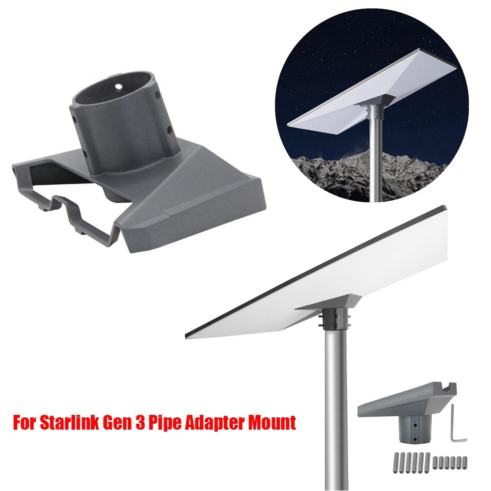 For Starlink Gen 3 Pipe Adapter Pole Mount Adapter Mounting Kit Accessories For STARLINK Standard Di