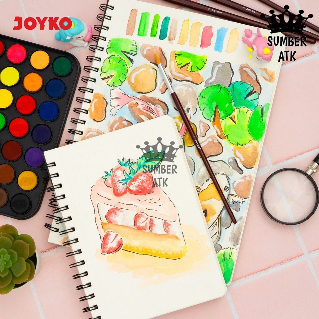 

Watercolor Book Buku Cat Air WLBK-2600 300 gsm 20 Sheets A5 A4