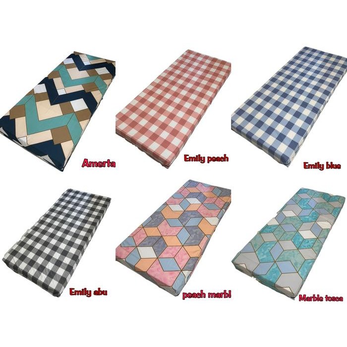 TerbaikNanCepat- Sarung Kasur Busa Resleting / Sprei Sarung Kasur Busa Motif Terbaru
