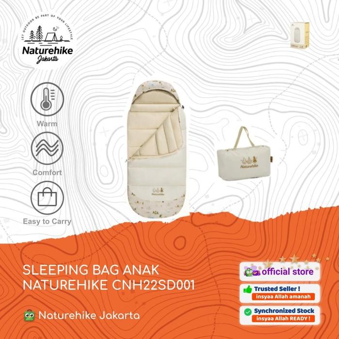 sleeping bag / kantong tidur camping anak naturehike cnh22sd001 [mutu terbaik]