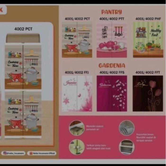 Naiba lemari piring plastik