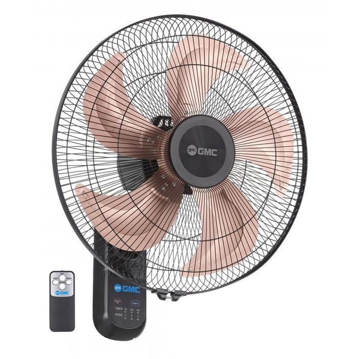 kipas Angin dinding besi 18 inch GMC 521 kipas angin dinding tornado remote 18 inchi GMC