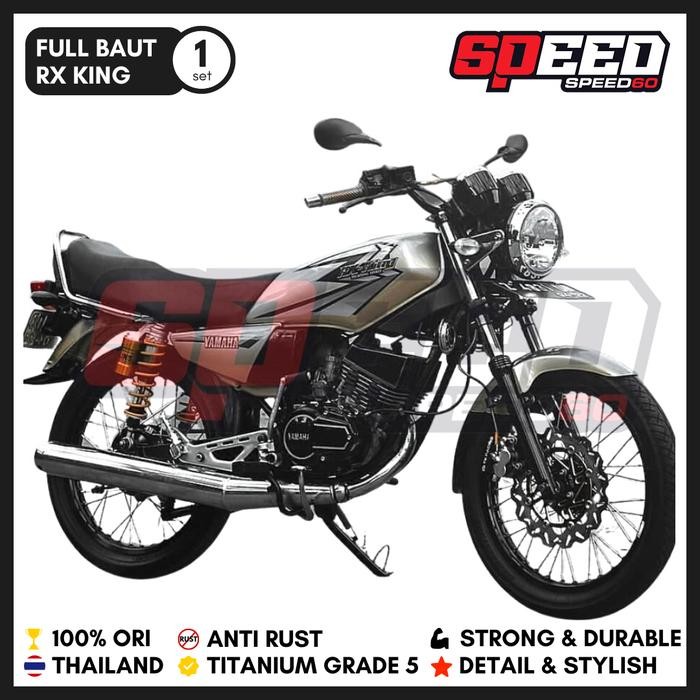 Titanium Full Set Baut Probolt RX King Probolt Grade 5 King Nut