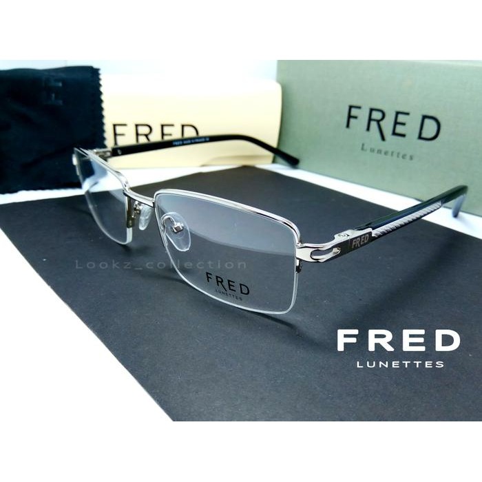kacamata Fred half frame premium