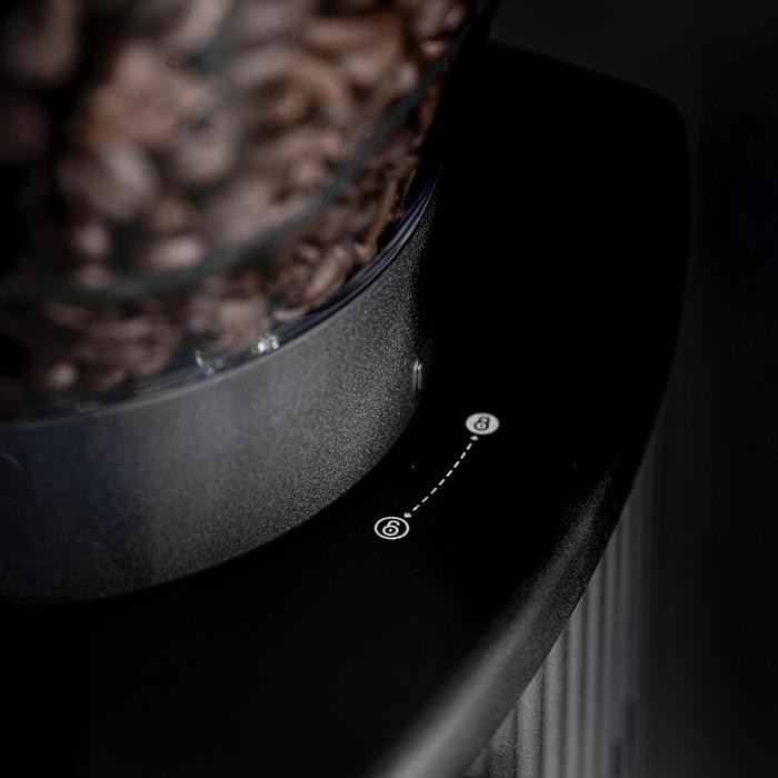 Grinder Kopi Elektrik Komersil Guerrero Gr 83 Coffee Grinder Flat Burr 8M Cron Level Display
