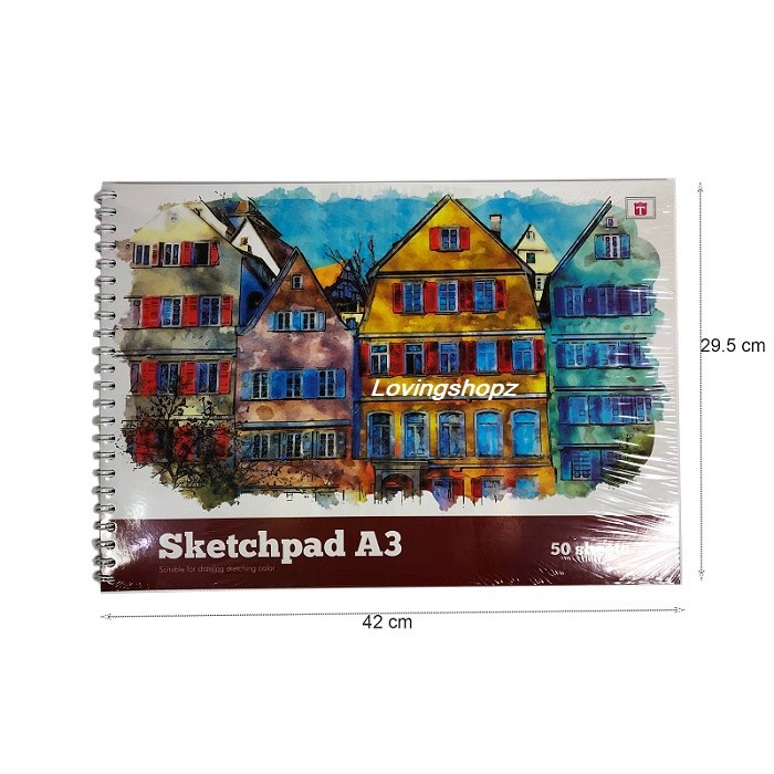 

Buku Gambar A3 Tiara 50 Lembar Jilid Spiral