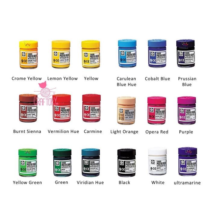 

HOT SALE! SAKURA POSTER COLOR / CAT POSTER - 15 ml