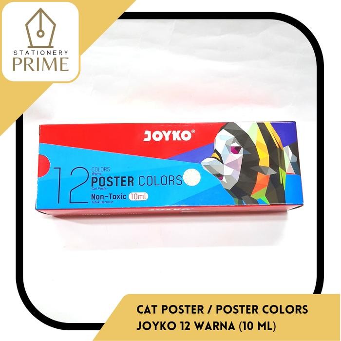 

TERLARIS! Cat Poster Joyko / Poster Colors JOYKO Botol 12 Warna (10 ml)