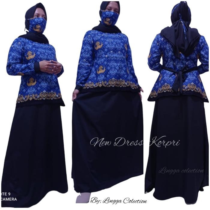 ORIGINAL Gamis Korpri Terbari 2022 Batik Terbaru READY STOCK