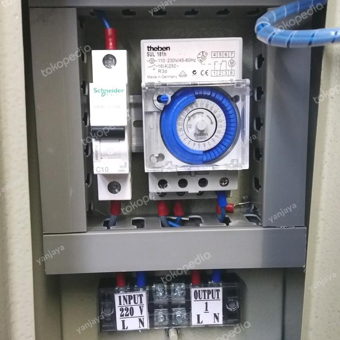 Timer Lampu Manual Dan Automatis/Panel Timer Lampu/Box Timer Lampu