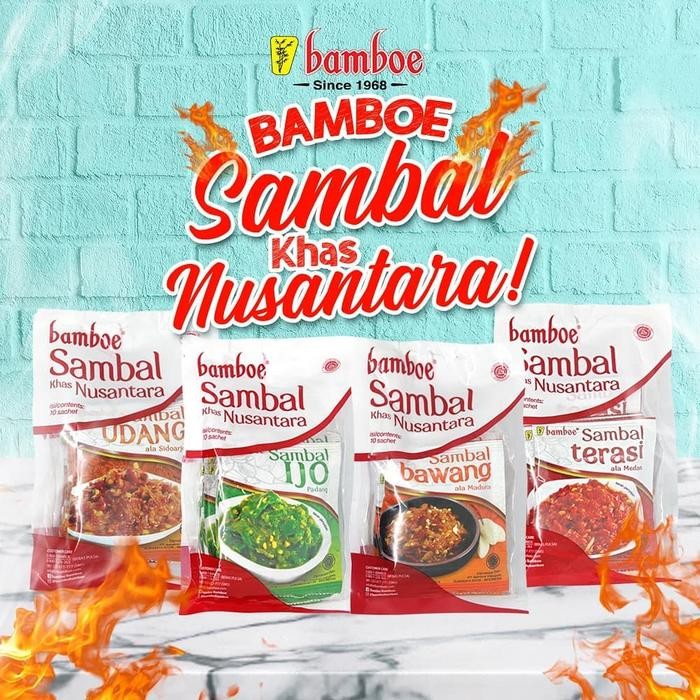 

>*>*>*>*] BAMBOE Sambal Khas Nusantara Kemasan Sachet 15gr / 10pcs