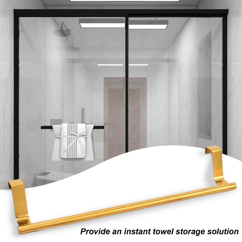 Kitchen Towel Holder Stainless Steel Household Towel Hanger Rustproof No Drilling Towel Hanger Over 