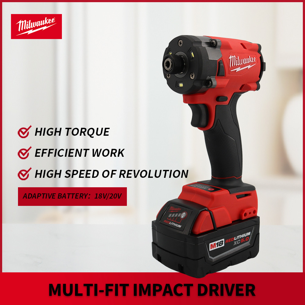 Milwaukee Driver Brushless Impact  300NM Motor Cordless Rechargeable 18V Lithium battery Impact Wren