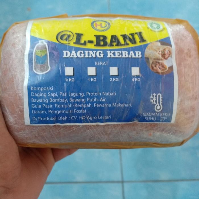 

BARANG TERLARIS Daging Kebab @L-BANI 1KG