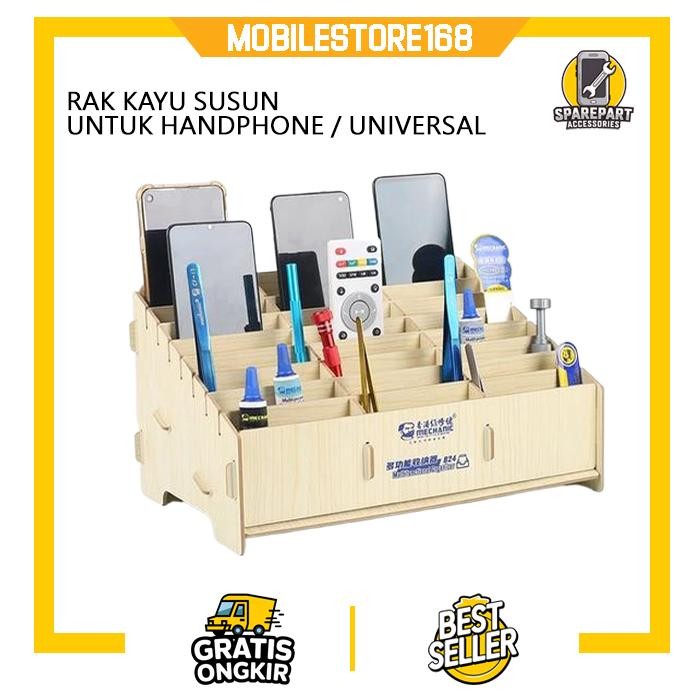 

RAK KAYU UNTUK SUSUNAN HANDPHONE MERK MECHANIC