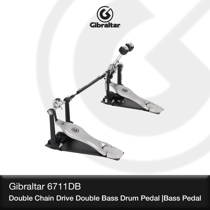 Giltar 6711DB Double Chain Drive Double Bass Drum Pedal Bass Pedal