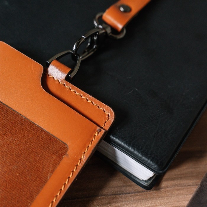 

Promo Reven Leather Id Card Arca Lanyard Kulit Sapi Asli Model Kalung Berkualitas