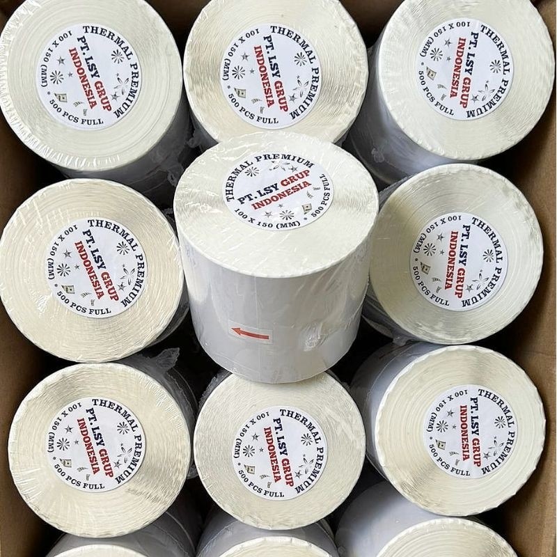 

kertas label bare 100 x 150 mm A6 isi lembar full