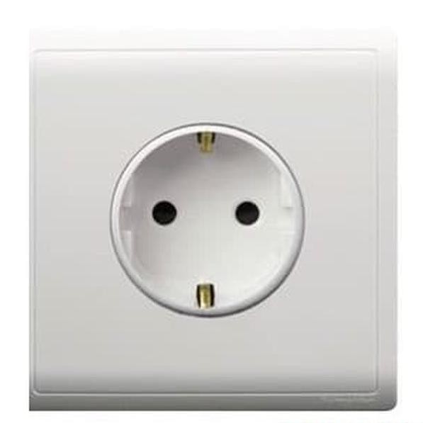 Stopkontak Schneider Pieno Putih / Stop Kontak Pieno Schneider White