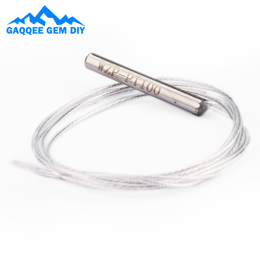 Pt100 Temperature Sensor Wzp-Pt100 Platinum Rtd Sensor Waterproof Temperature Sensing Probe For Pid