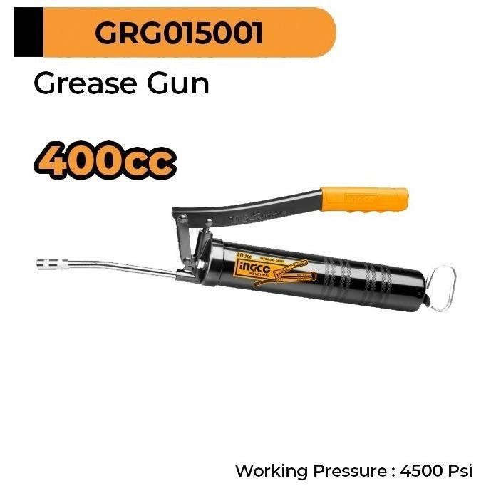 Ready Grease Gun (400 Cc, 4500 Psi) Ingco Grg015001 - Pompa Gemuk Tangan Ml