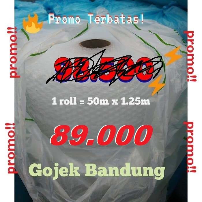 

Bubble Wrap Putih Murah Premium Quality 50M X 125Cm Bandung Buble Warp