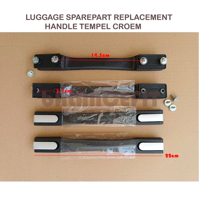 TimeToGo- Handle Koper Premium Handle Tempel Strap Koper Bahan Karet
